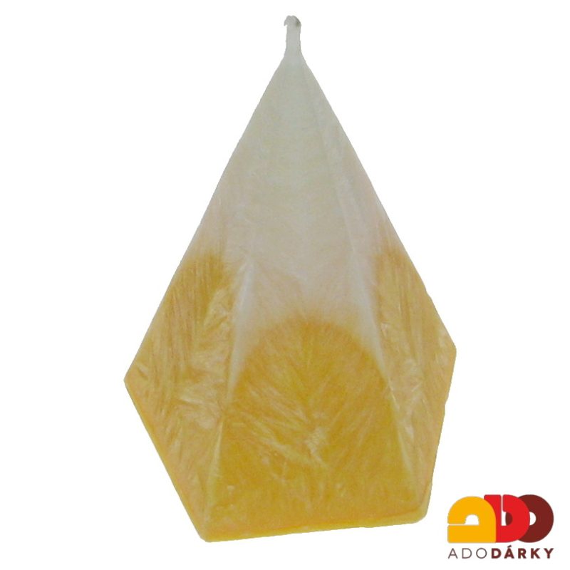 Svíčka jehlan Vánoční cukroví 15 cm