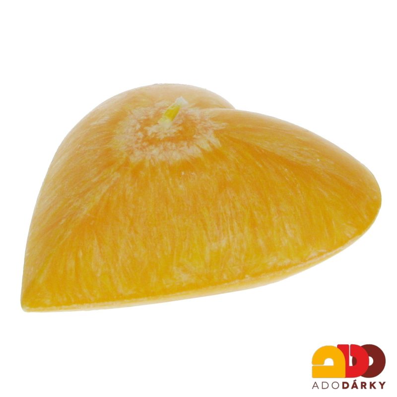 Svíčka srdce Vánoční cukroví 11 cm
