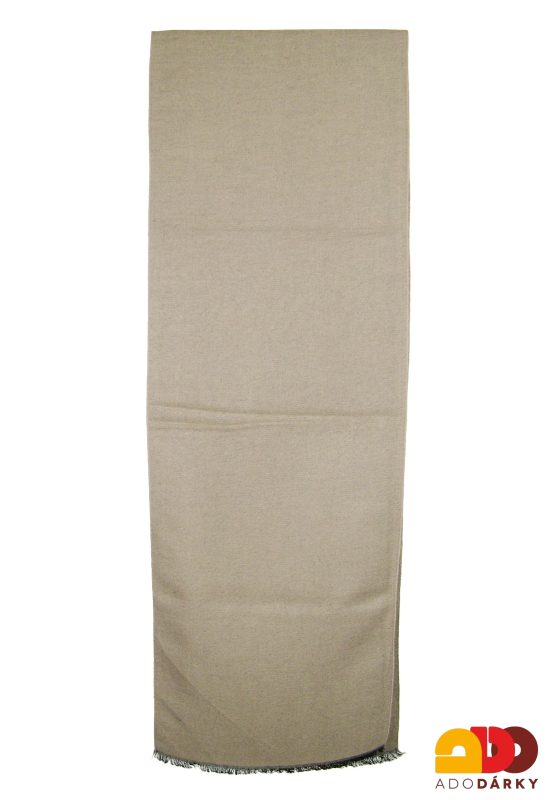 Pánská šála úzká béžová