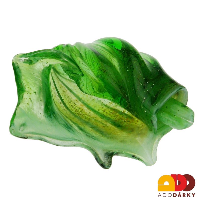 Lastura ze skla zelená 17 cm