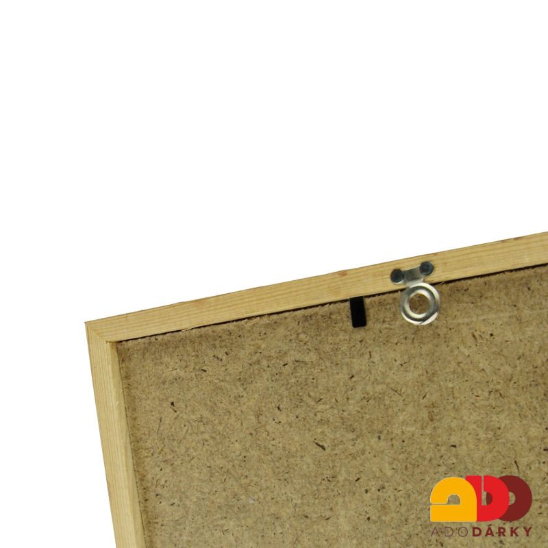 Obrázek Máš narozeniny - hnědý 22 x 17 cm