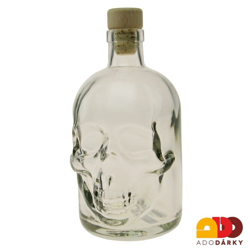 Láhev - lebka 0,5 l