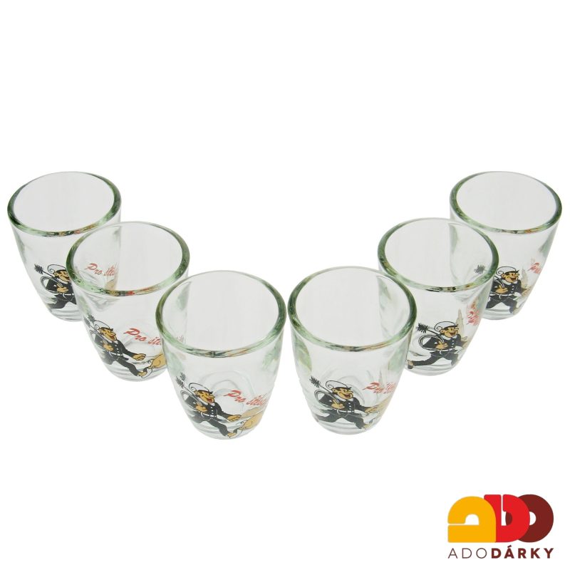 Sada 6 odlivek - Kominík pro štěstí 0,03 l