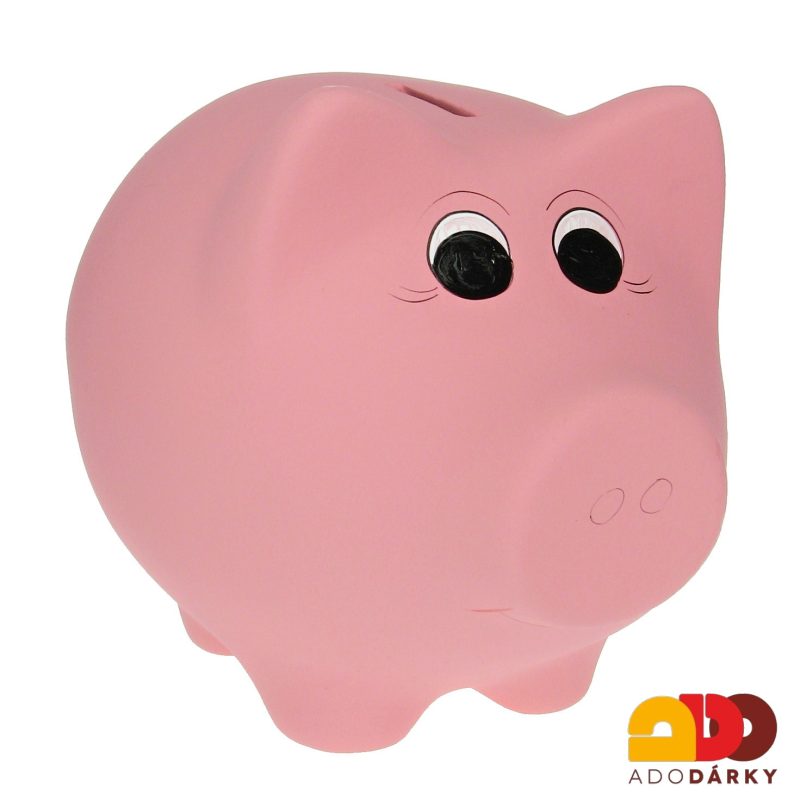 Pokladnička prase růžové světlé MAXI 33 cm