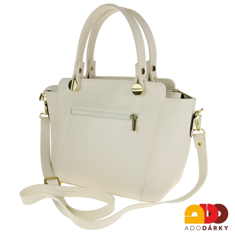 Kabelka Laura Biaggi smetanová 33 cm