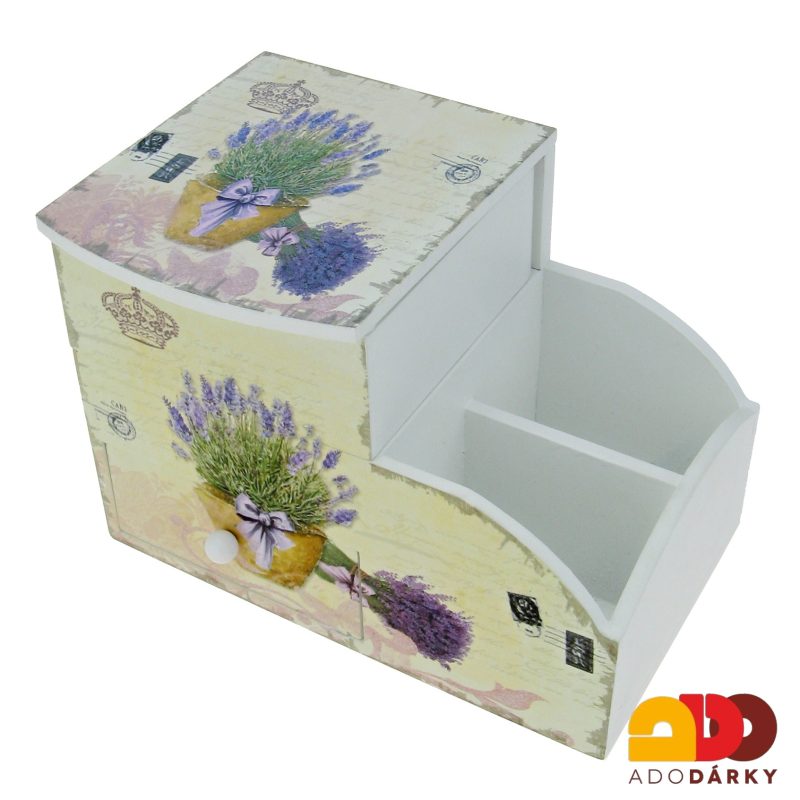 Šperkovnice ze dřeva Provence 21 cm