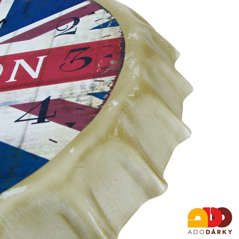 Hodiny "Plechové víčko"  Ø 33 cm