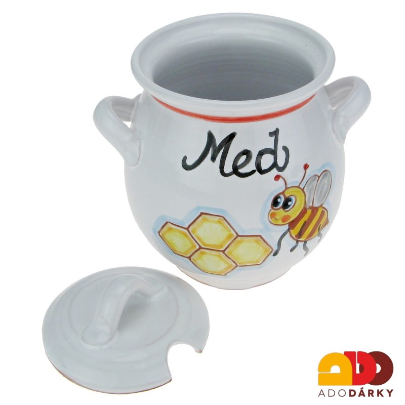 Meďák bílý s včelkou 15,5 cm