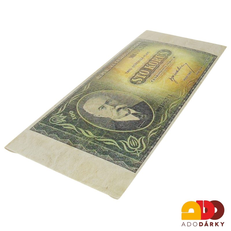 Čokoládová bonboniéra státovka 100 Kčs 60 g