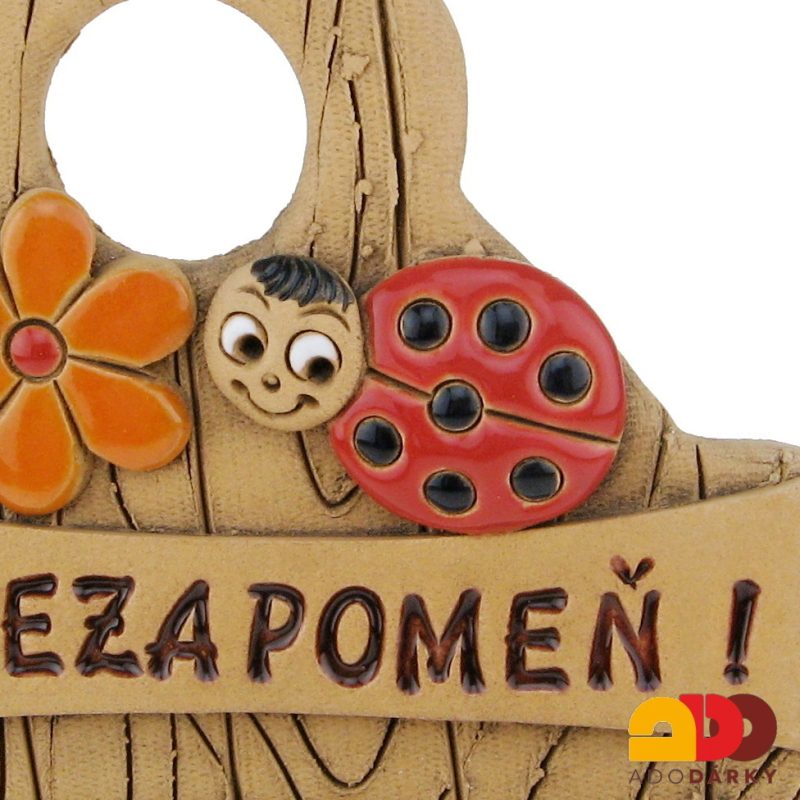 Blok nezapomeň s beruškou 22 cm