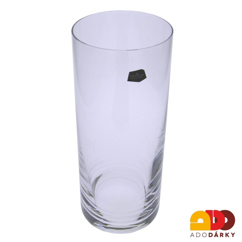 Skleněná váza rovná 26 cm
