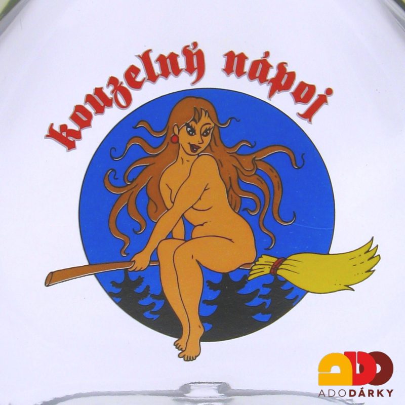 Láhev s vtipným nápisem "Kouzelný nápoj" 0,5 l