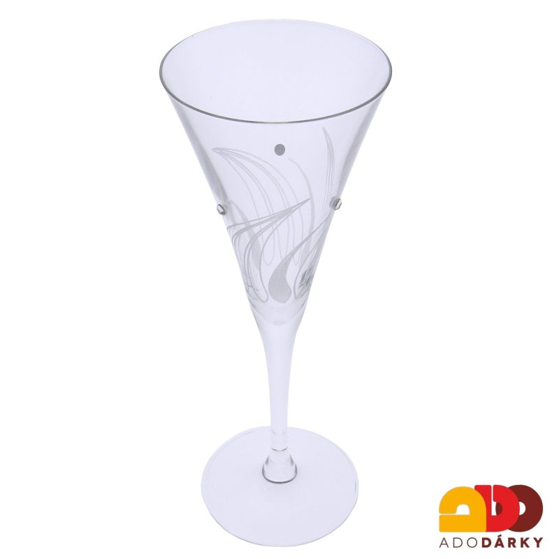 Sklenice na víno Swarovski 200 ml sada 6 ks