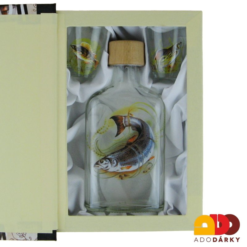 "Domácí lékař - Ryba" 2 odlivky + láhev v KNIZE  0,2 l