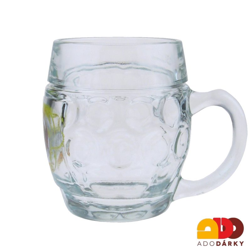 Baňatá sklenice na pivo - třetinka "Muflon" 0,3l