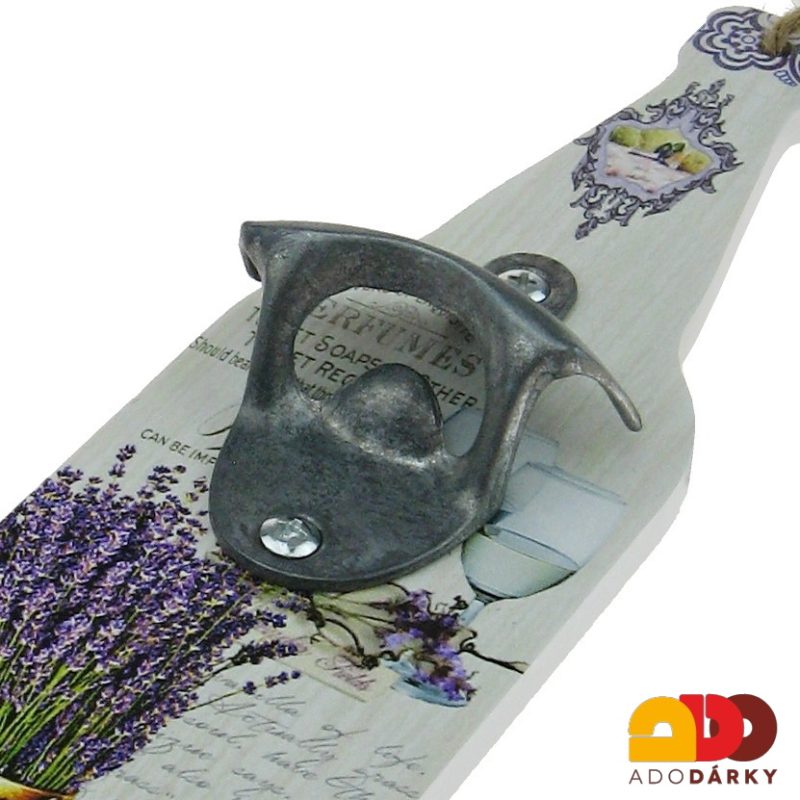 Otvírák na pivo Levandule - var. II. 26,5 cm