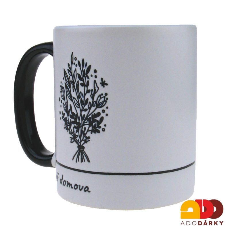 Hrnek s kyticí "Vůně domova" 0,35 l