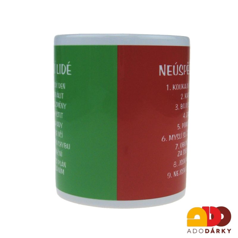Hrnek "Úspěšní / neúspěšní lidé" 0,3l