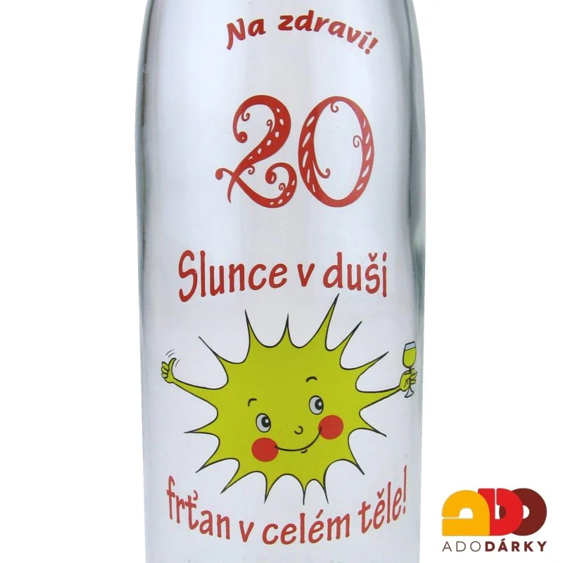 Láhev 20 Slunce v duši... 0,75 l