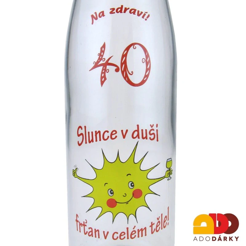 Láhev 40 Slunce v duši... 0,75 l