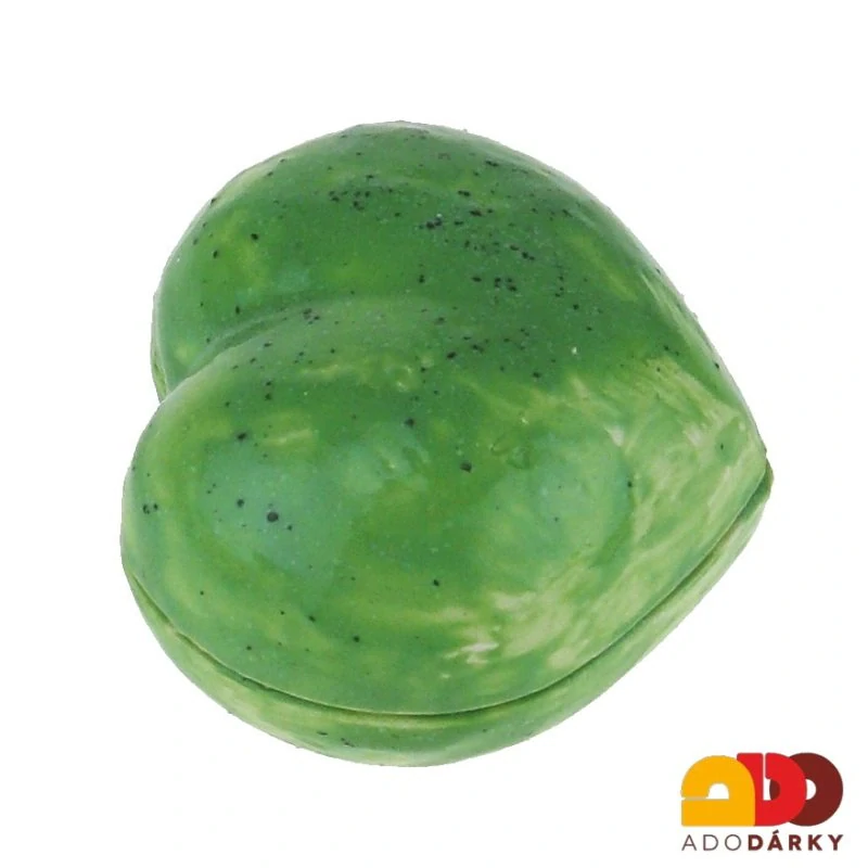 Keramická dózička srdce zelené 8 cm