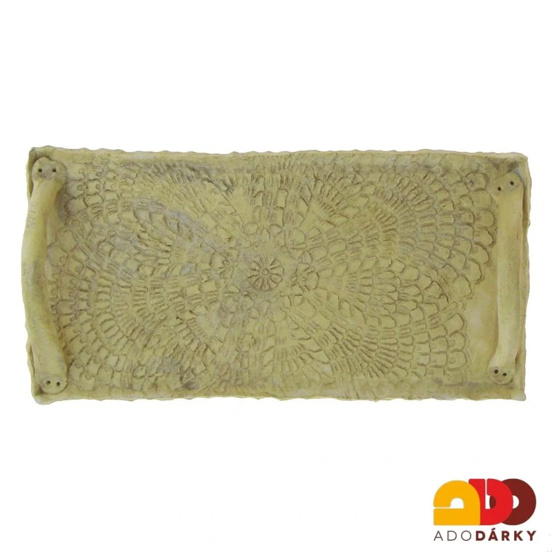 Keramický podnos s uchy 31 cm