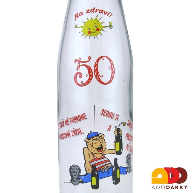 Láhev 50 Když mě popadne pracovní zápal... 0,75 l