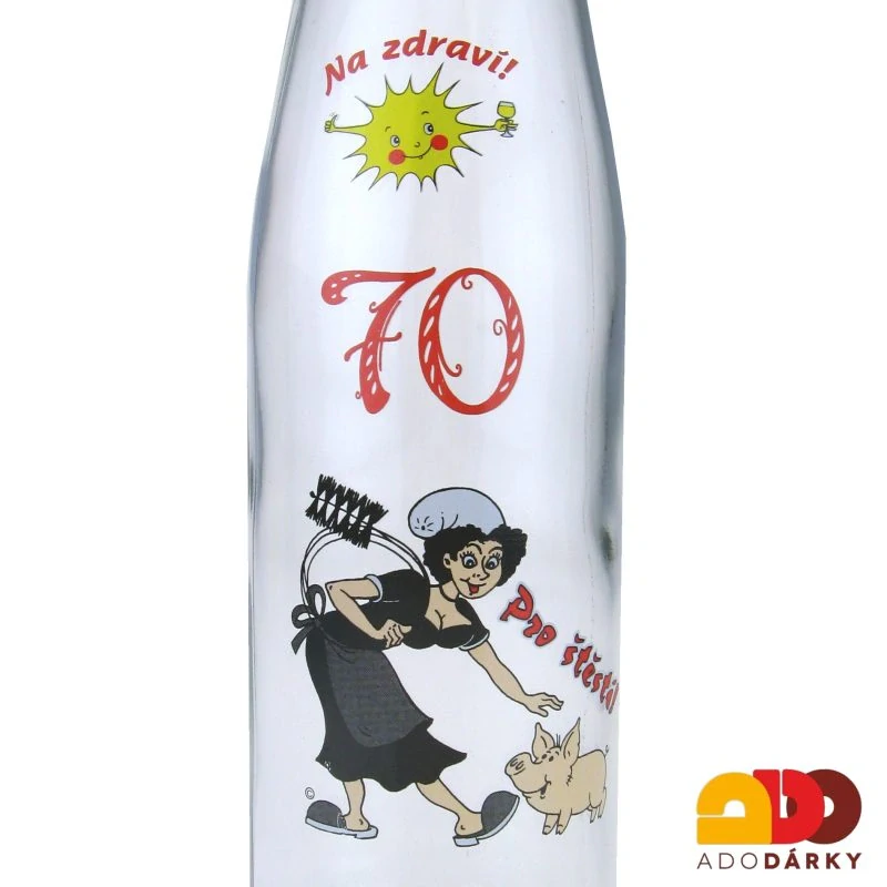 Láhev 70 Na zdraví, pro štěstí 0,75 l