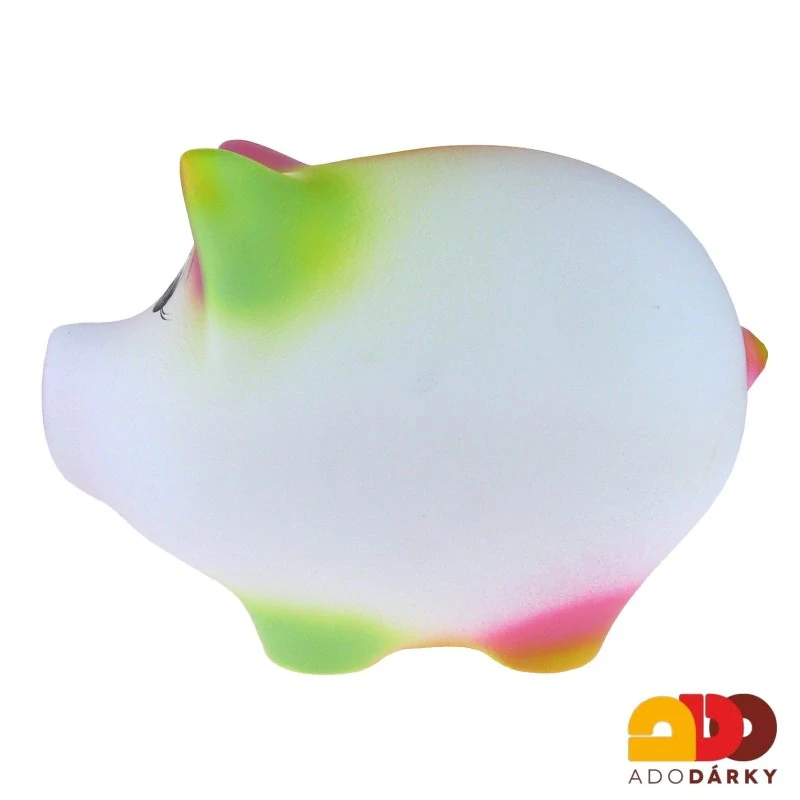 Pokladnička prase duhové MAXI 33 cm