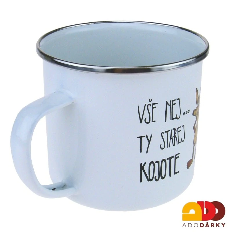 Plecháček "Vše nej, ty starý kojote" 550 ml