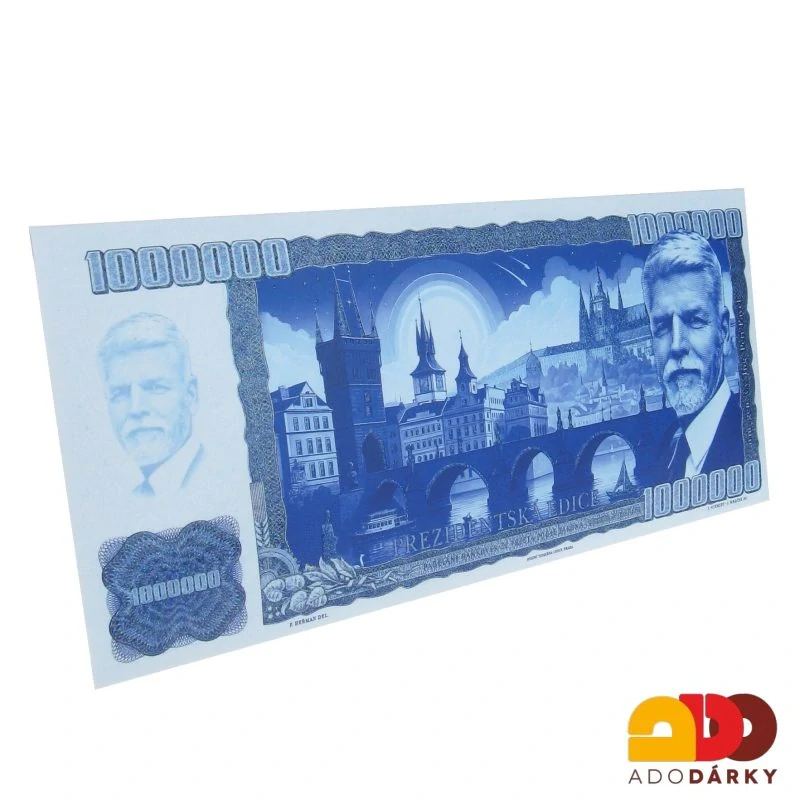 Čokoládová bonboniéra Prezidentská edice Petr Pavel 1 000 000 Kčs 60 g