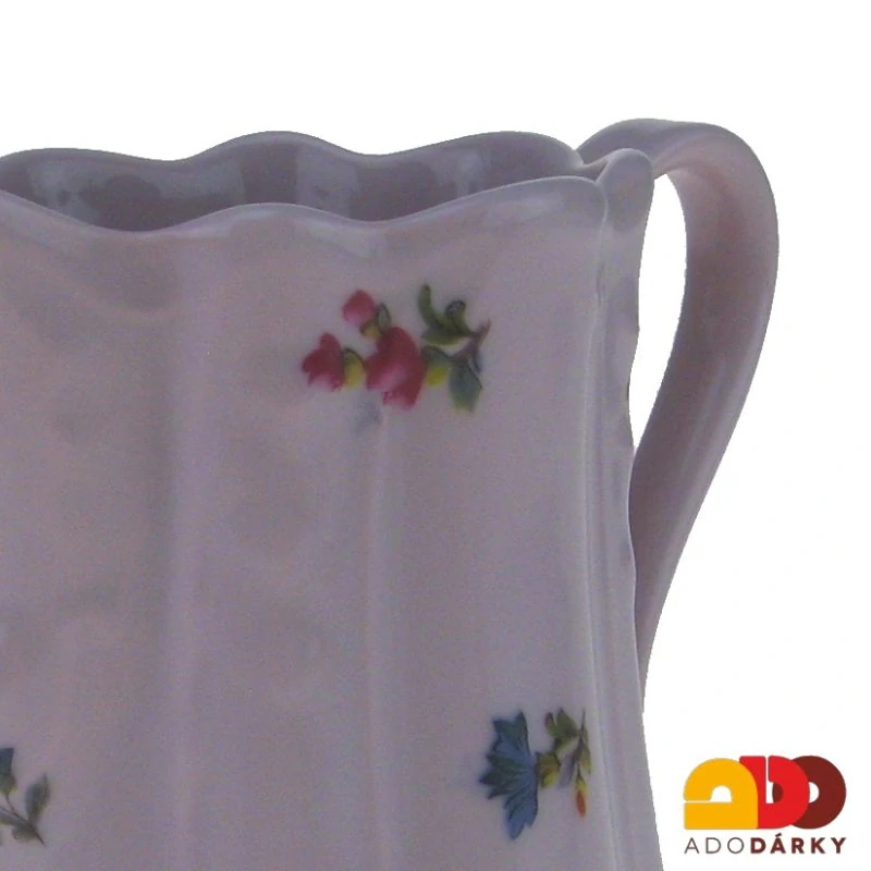 Mlékovka růžový porcelán házenka 0,3l