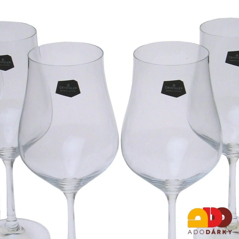 Sklenice na bílé víno Tulipán 350 ml, sada 6 ks