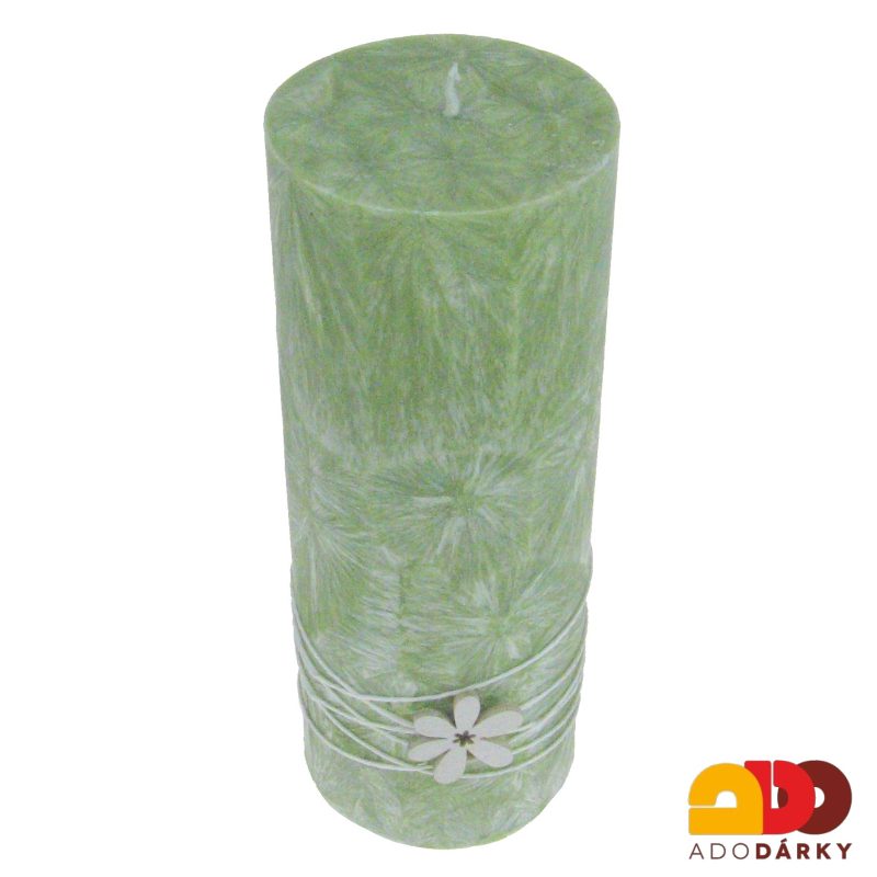 Svíčka válec Bergamot a verbena 20 cm