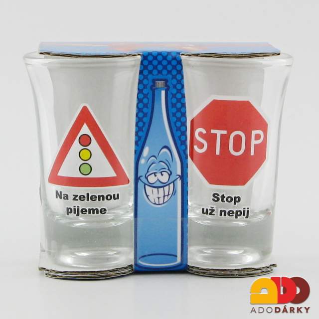 Sada 2 odlivek - dopravní značky  0,025 l