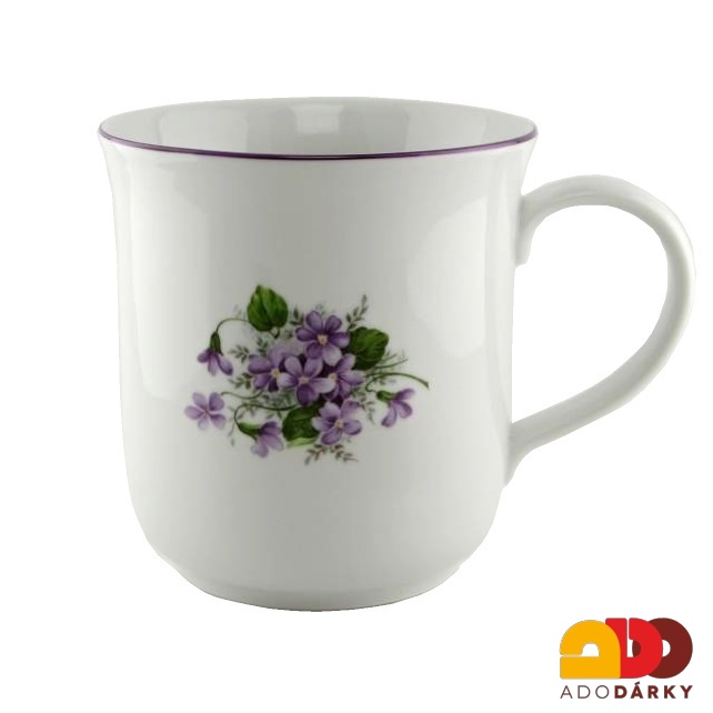 Hrnek maxi květy fialek 1,5l