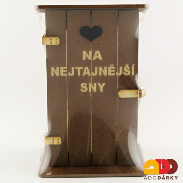 Pokladnička kadibudka "Na nejtajnější sny" 11 x 10 x 18,5 cm