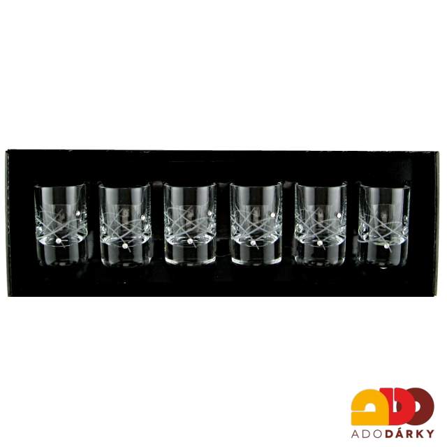 Sada odlivek Swarovski se dvěma kamínky 30 ml, 6 ks
