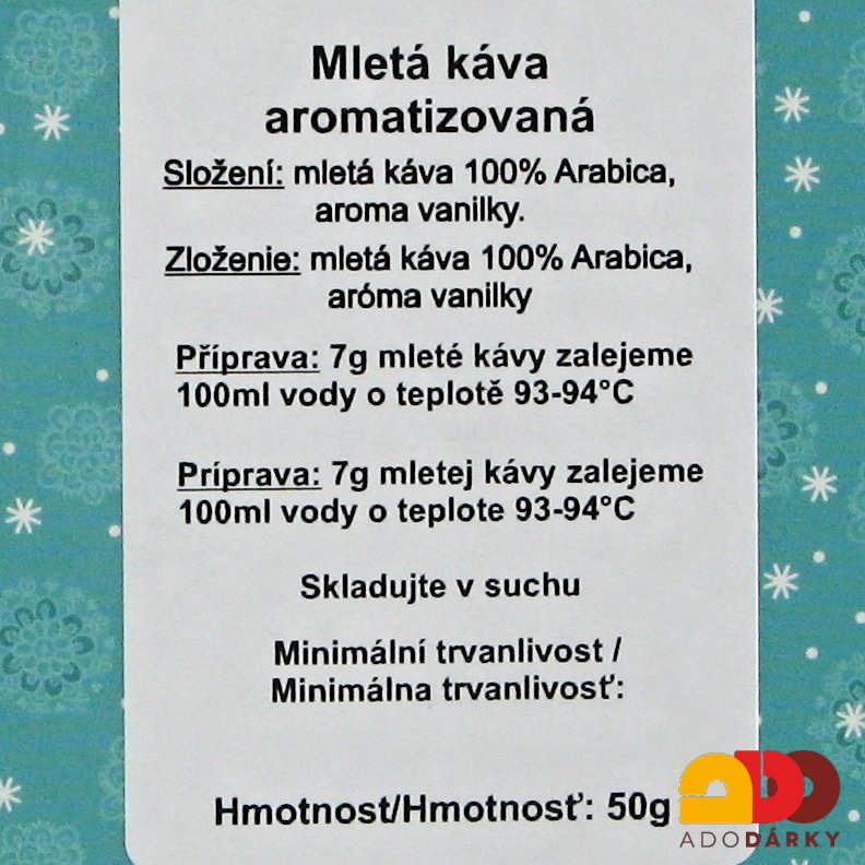Mletá káva "Pozdrav od anděla" 50 g