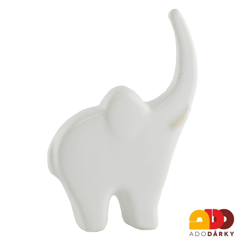 Porcelánový slon 13 cm