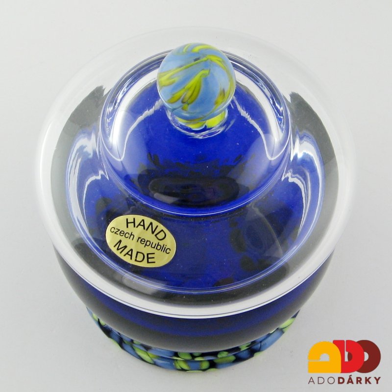 Skleněná dóza 14 cm