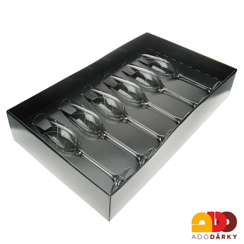 Sklenice na šampus Swarovski 210 ml, 6 ks