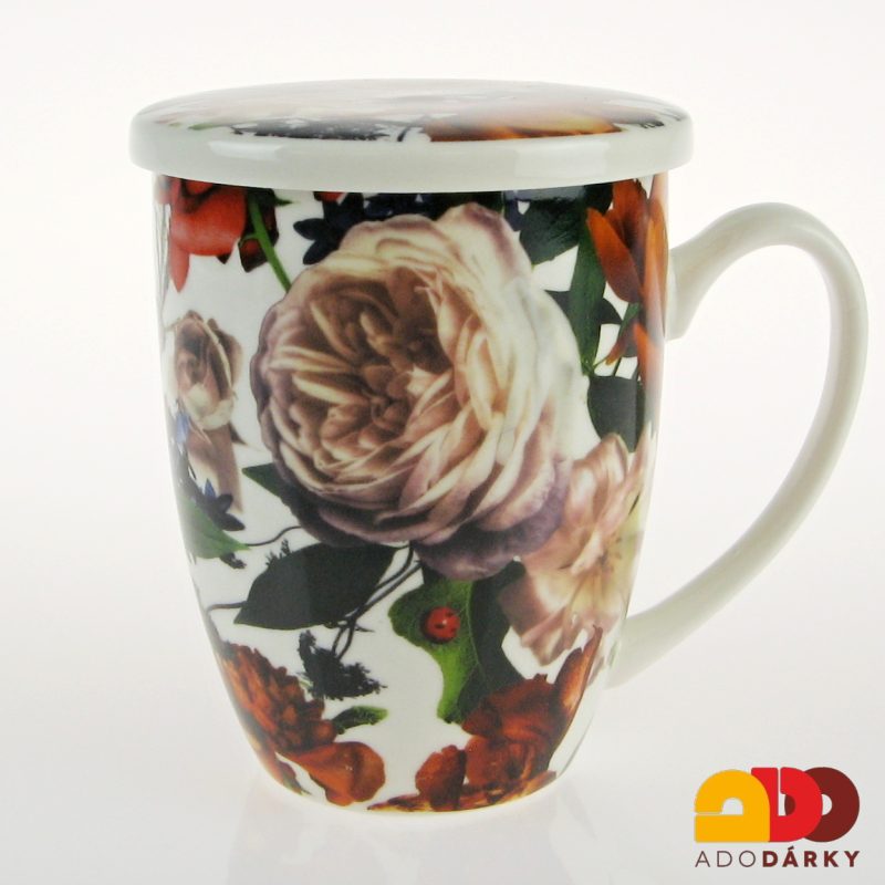 Byliňák barevné květy "White roses" 325 ml