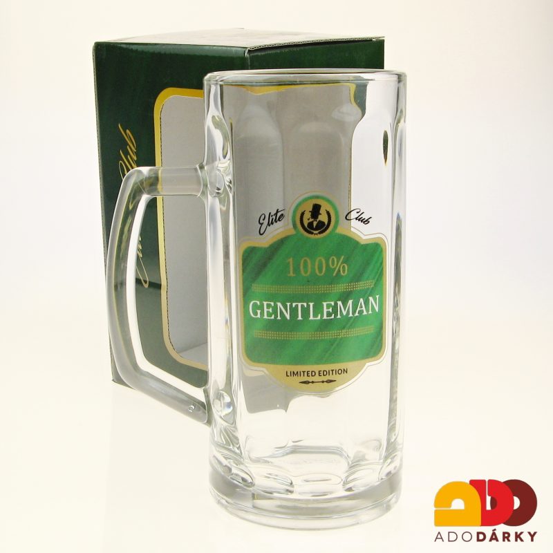 Půllitr "100 % gentleman"