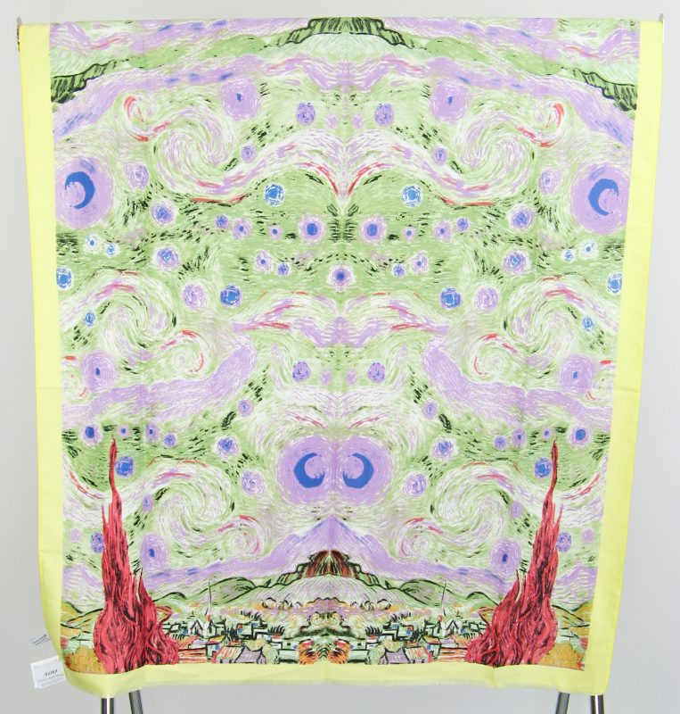 Letní dámská šála vesnička