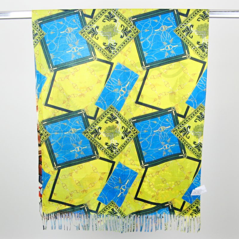 Kašmírová dámská šála "2v1" Dvě děvčata