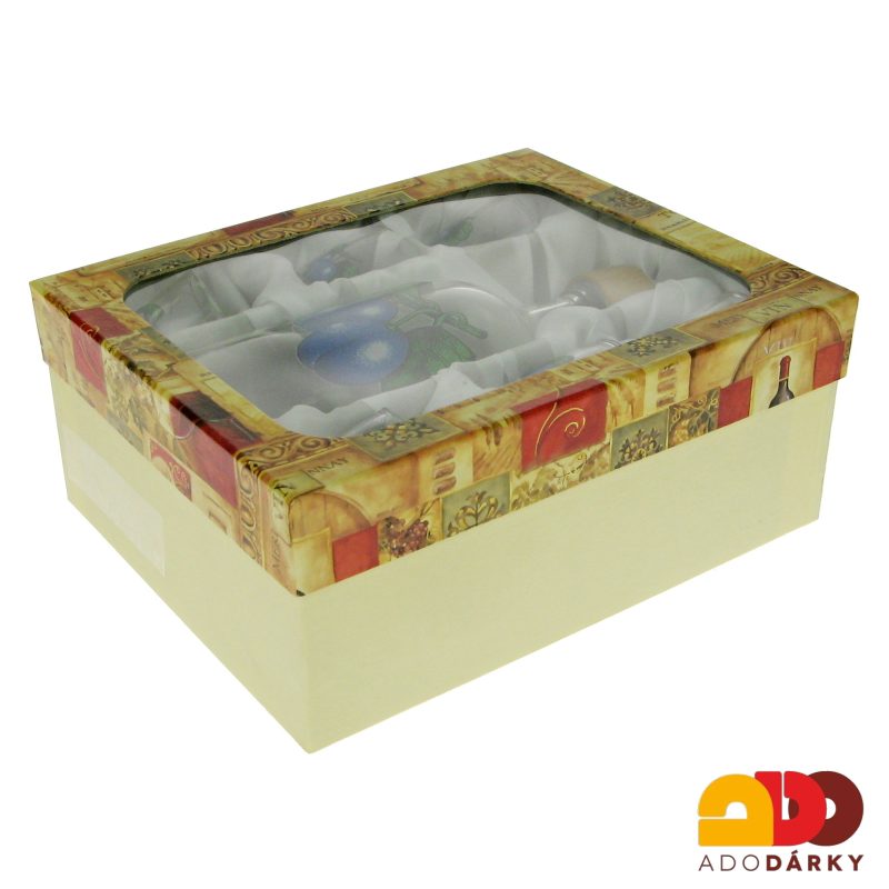 Sada 6 odlivek s láhví "Švestka" 0,35 l