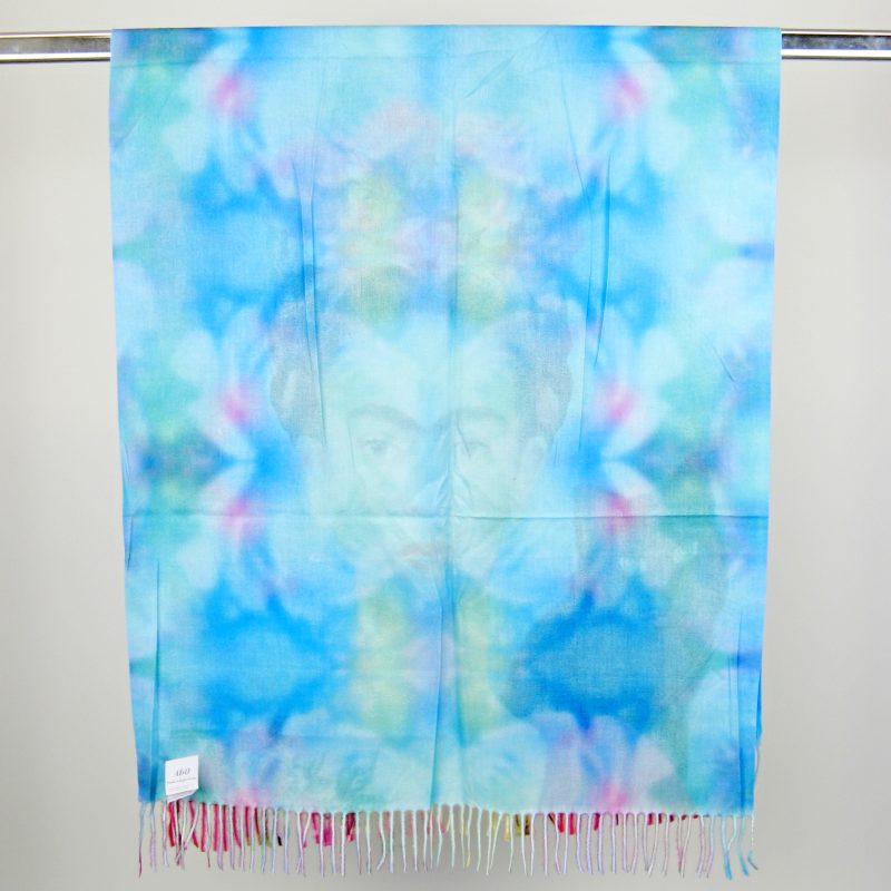 Kašmírová dámská šála "2v1" Frida s kočkou