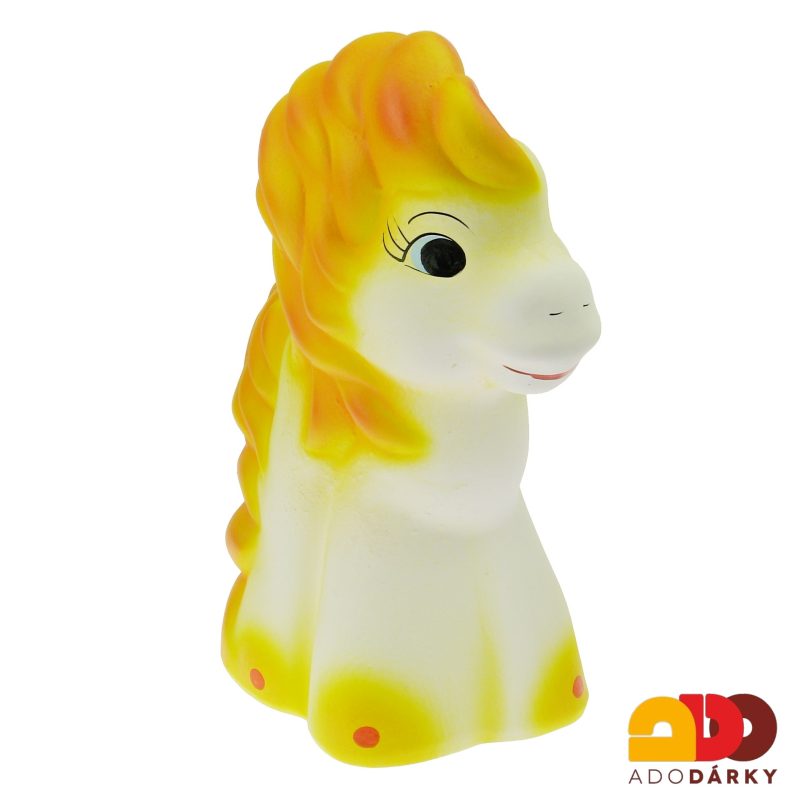 Pokladnička Poník bílý 31 cm