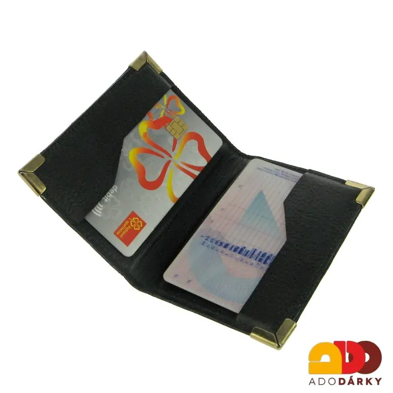 Kožené pouzdro na doklady 9,7 cm